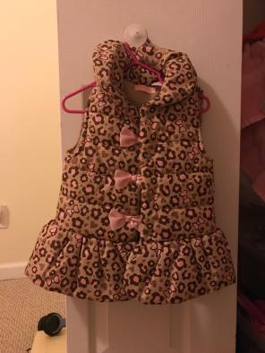 Toddler Girls Vest Jacket