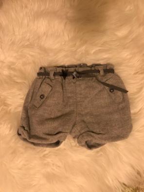 Zara Baby Girl Wool-like Shorts With Bel