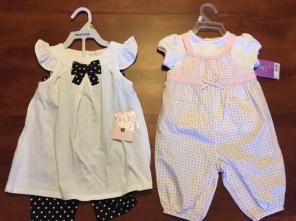 2 Baby Girl Outfits 6/9 And 3 Months