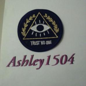 1 Trust No One Eye IRON ON Patch
