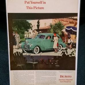 Original 1939 DeSoto vintage car ad