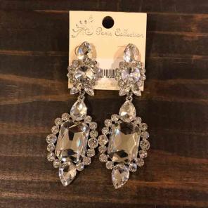 New crystal statement drop earrings