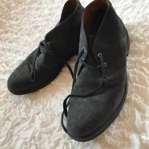 Clarks' Black Suede Chukka Boots 11 Men
