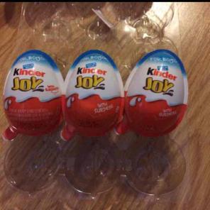 6 Kinder Joy Surprise Eggs for Boys