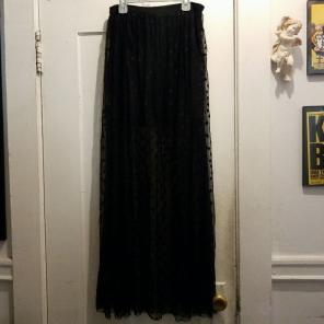 Black Maxi Skirt sheer