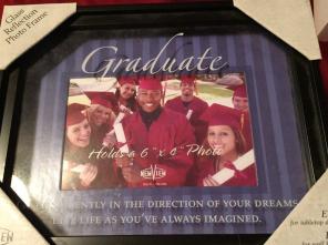 Graduation Glass Reflection Photo Frame