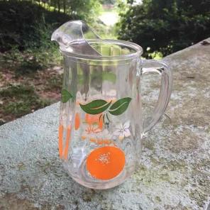 Vintage Anchor Hocking Oranges Pitcher