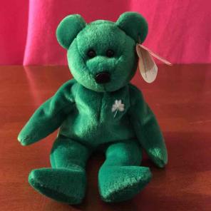 St Patrick's Day Beanie Baby