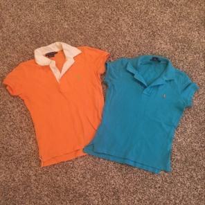 2 Women Ralph Lauren Shirts Size Xs
