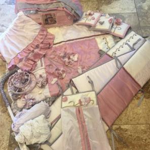 Fleur Girls Crib Bedding Plus More