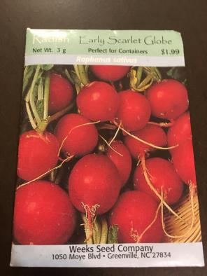 Radish Seeds 2 Packages