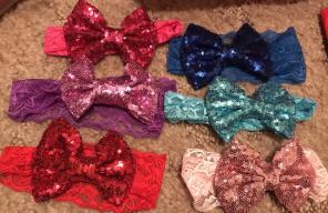 Lace Sequin Headbands