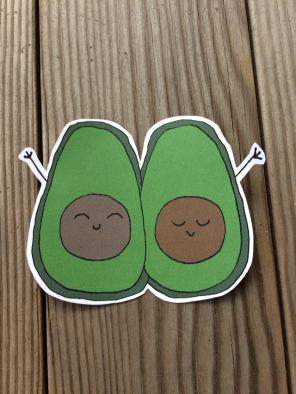 “Avocados” Homemade Sticker