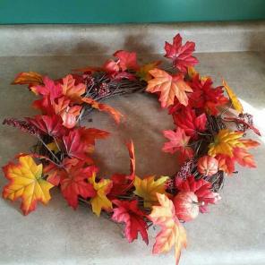 Autumn OrThanksgiving Wreath