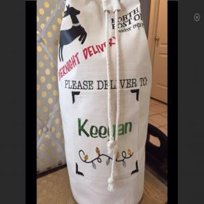 Personalized North Pole Santa Sacks!