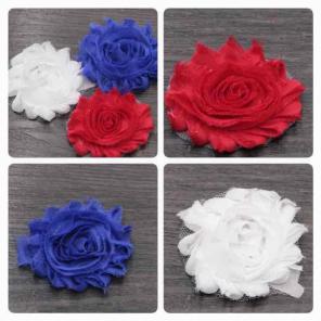 Fourth of July Shabby Flowers
