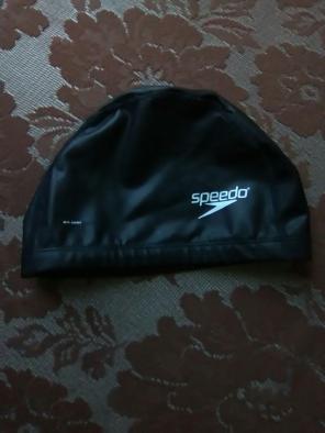 Speedo swim cap black