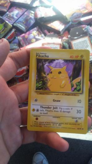 1999 Pikachu Card
