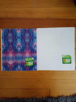 2 duct tape sticky sheets
