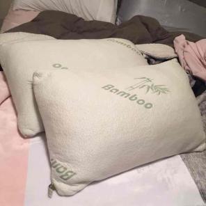 2 Memory Foam Bamboo Pillows