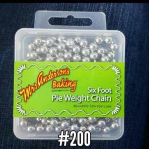 Pie crust weight