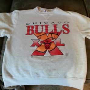 Vintage champion bulls pullover