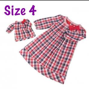 Our generation size 4 doll & girl dress