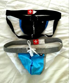 Sz-M Andrew Christian Jockstrap Set of 2