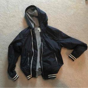 H&M zip up windbreaker hoodie