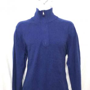 Banana Republic Men's Blue Zip Sweater