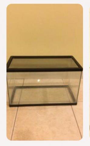 Black Framed Glass Tank