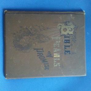 1887 Antique Bible Pearls of Promise