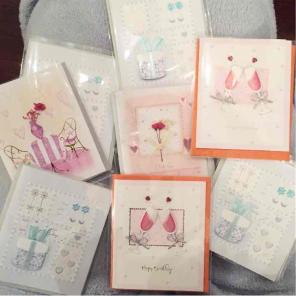 Kawaii Mini Birthday Greeting Cards 3D 8