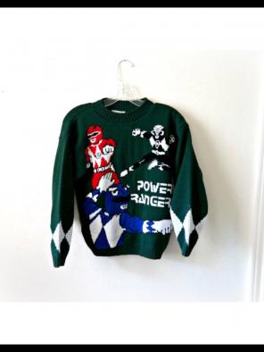 Vintage Power Rangers Sweater