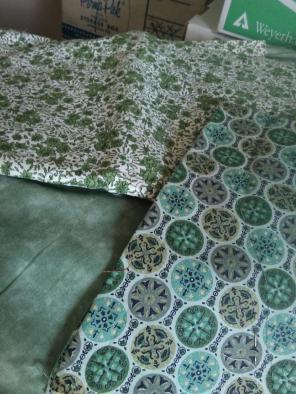 Groovy Greens Fabric Cotton 4yd