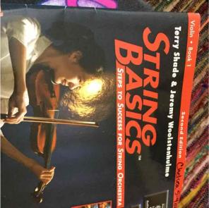 String Basic violin book for starters