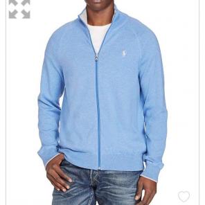 Polo "Classics" Full Zip Sweater,Med,NWT