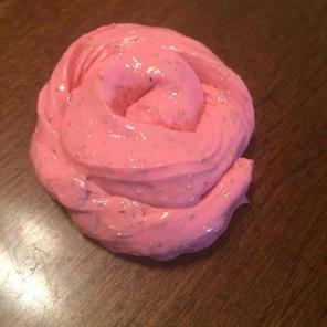 Pink and gold Mini slime