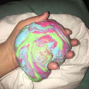 Unicorn poop slime