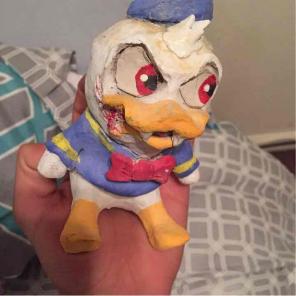 Handmade evil Donald Duck