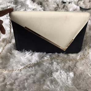Black And White Aldo Clutch