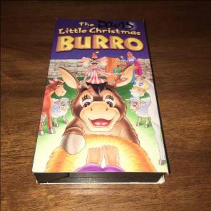The little Christmas BURRO VHS