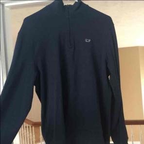 Vineyard Vines navy quarter zip