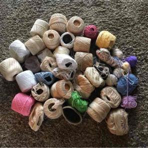 Bundle of Crochet/Craft Yarn