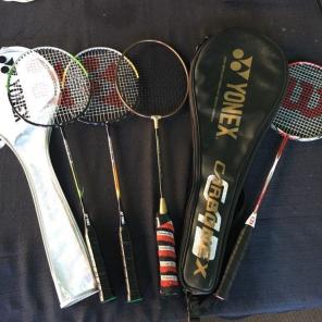 Yonex and Wilson Badminton Rackets