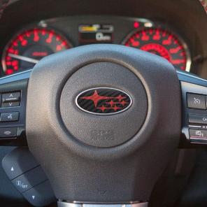 Subaru - Overlay - Carbon Fiber - BlkRed