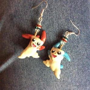 Pokémon Plusle and Minum Earrings
