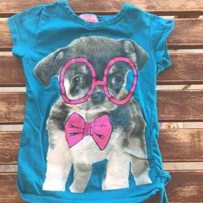 Girls puppy shirt