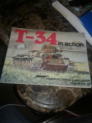 T-34 in action army tank book