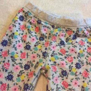 Girls pretty floral sweatpants